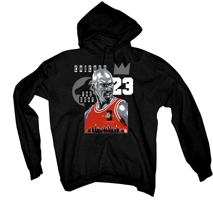 Air Jordan 1 Rebellionaire Black T-Shirt (The Goat) - Image 3