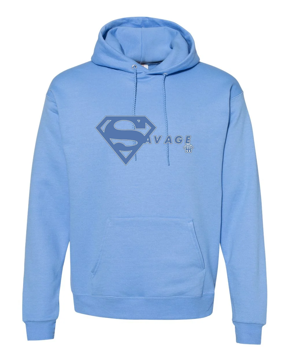 Air Jordan 1 Retro High OG “Denim” Carolina Blue T-Shirt (SUPER SAVAGE) - Image 3