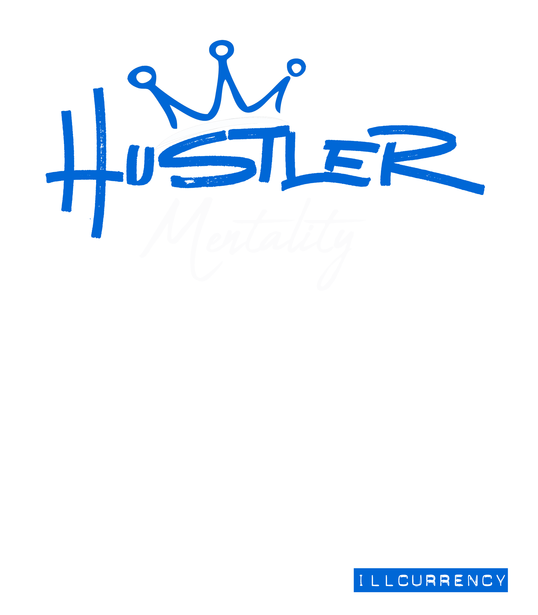 Air Jordan 1 Royal Reimagined | Illcurrency Black T-Shirt (Hustler Mentality)