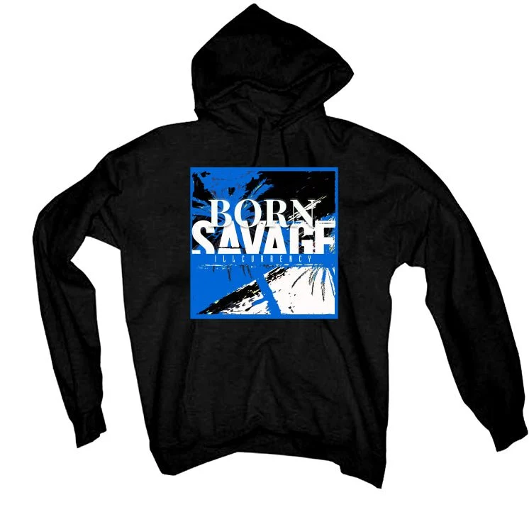 Air Jordan 1 Royal Reimagined | Illcurrency Black T-Shirt (SAVAGE) - Image 3