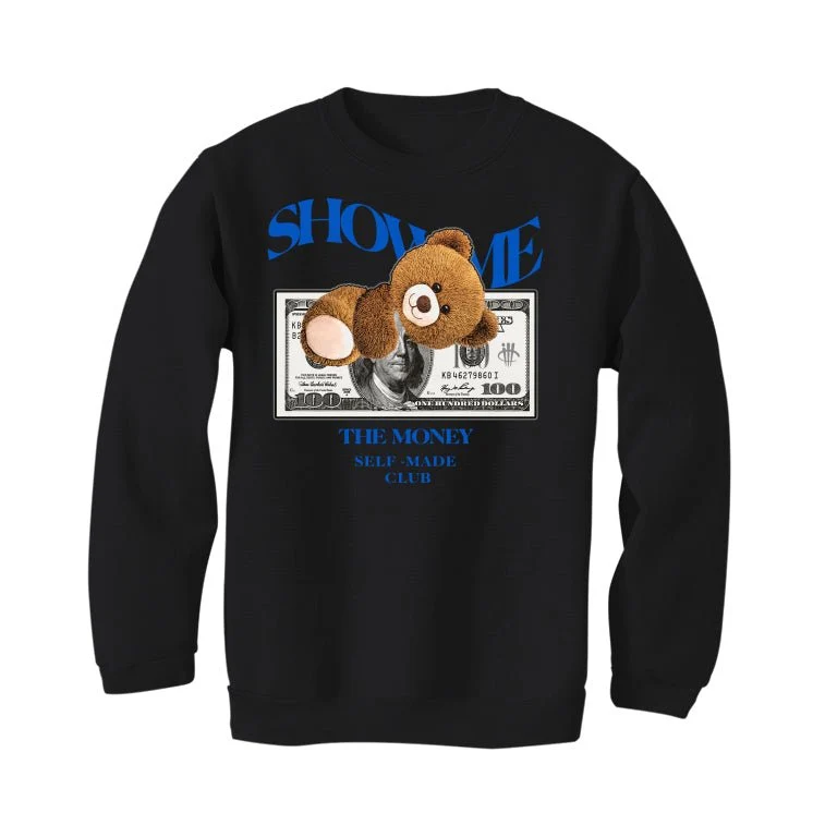 Air Jordan 1 Royal Reimagined Black T-Shirt (SHOW ME) - Image 4