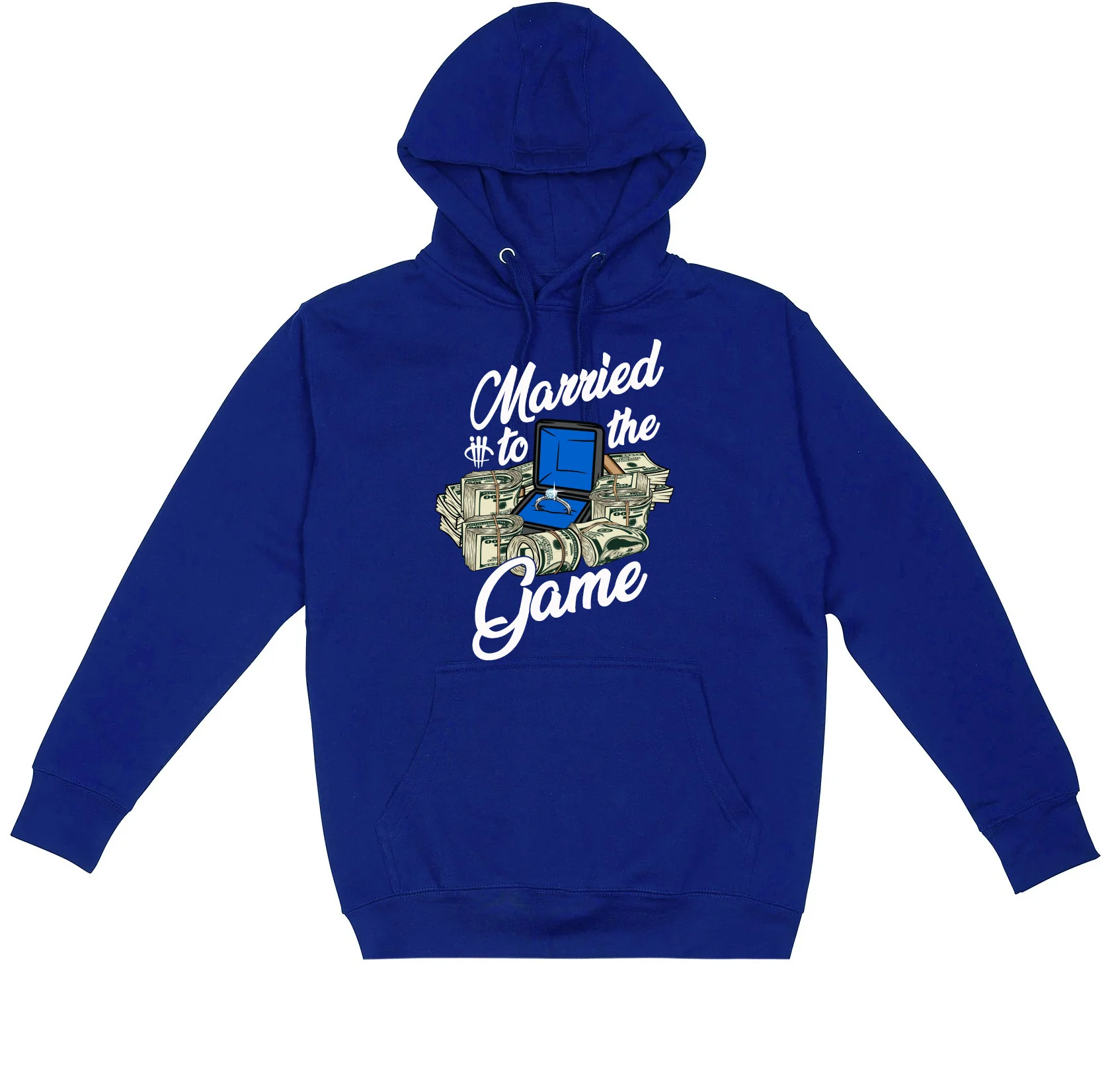 Air Jordan 1 Royal Reimagined | Illcurrency Royal Blue T-Shirt (MARRIED TO THE GAME) - Image 3