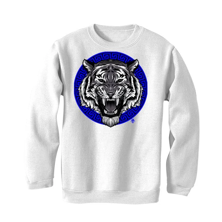 Air Jordan 1 Royal Reimagined White T-Shirt (ANGRY TIGER) - Image 4