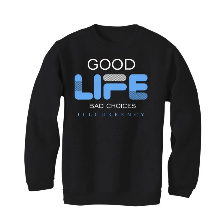 Air Jordan 1 "UNC Toe" Black T-Shirt (Bad Choices) - Image 4