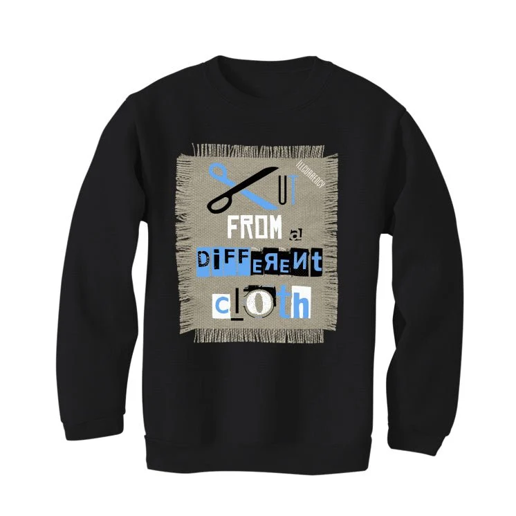 Air Jordan 1 "UNC Toe" Black T-Shirt (Cut from a different cloth) - Image 4