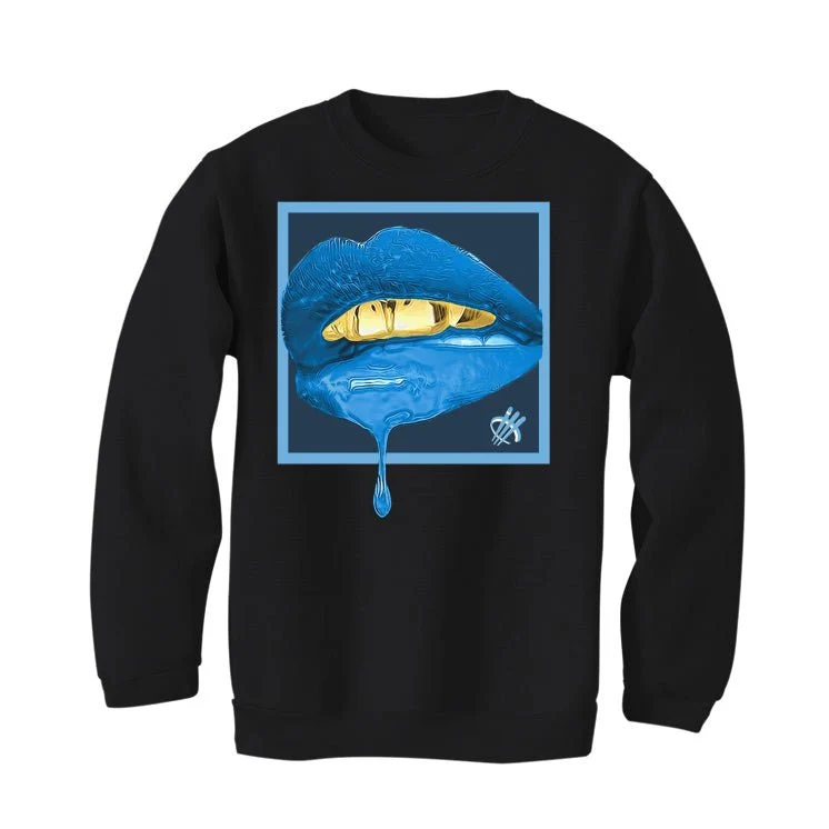 Air Jordan 1 "UNC Toe" | illcurrency Black T-Shirt (lipstick) - Image 4