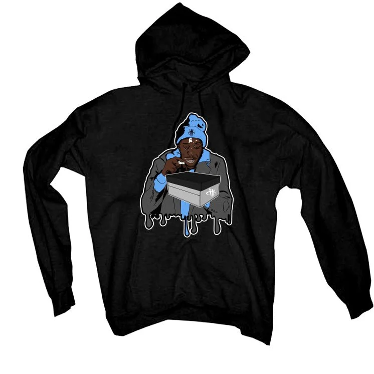 Air Jordan 1 "UNC Toe" | illcurrency Black T-Shirt (UNCENSORED) - Image 3