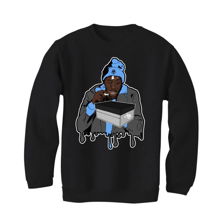 Air Jordan 1 "UNC Toe" | illcurrency Black T-Shirt (UNCENSORED) - Image 4
