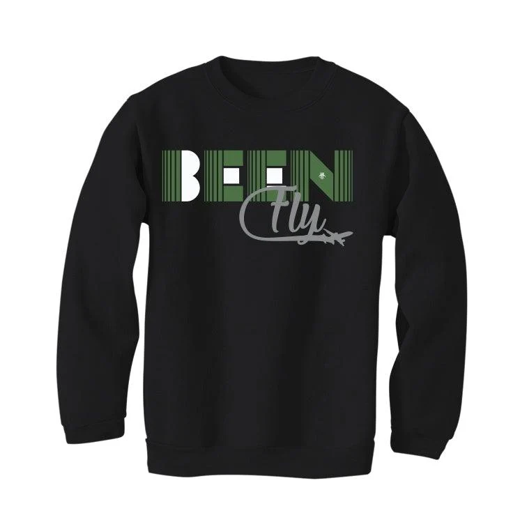 AIR JORDAN 1 ZOOM ZEN GREEN Black T-Shirt (Been FLy) - Image 4