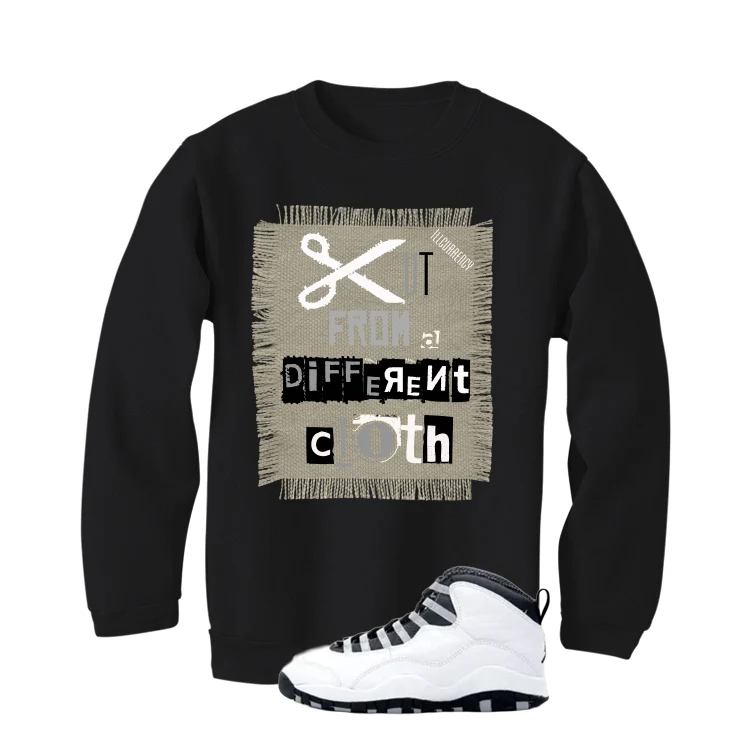 Air Jordan 10 OG Steel Black T-Shirt (Cut from a different cloth)| illcurrency - Image 4
