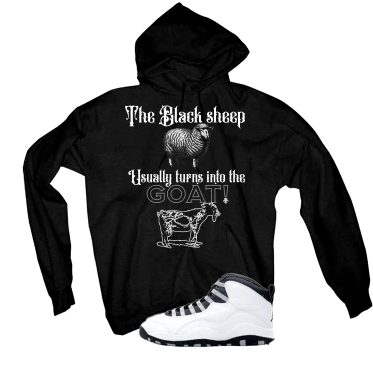 Air Jordan 10 OG Steel Black T-Shirt (the black sheep usually turns into the GOAT!)| illcurrency - Image 3