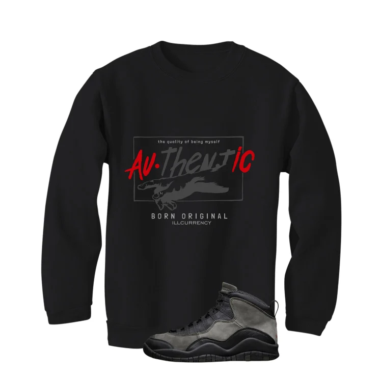Air Jordan 10 Shadow Matching T-Shirt, Sweatshirts & Hoodies Black T-Shirt (Authentic)| illcurrency - Image 4