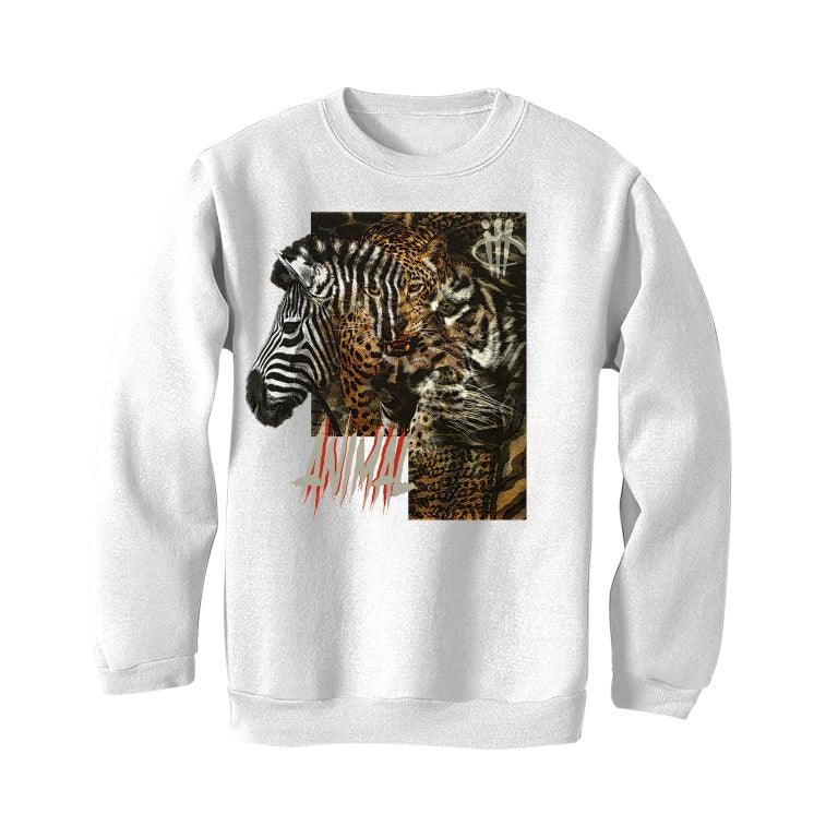 Air Jordan 11 “Animal Instinct” White T-Shirt (ANIMAL) - Image 4