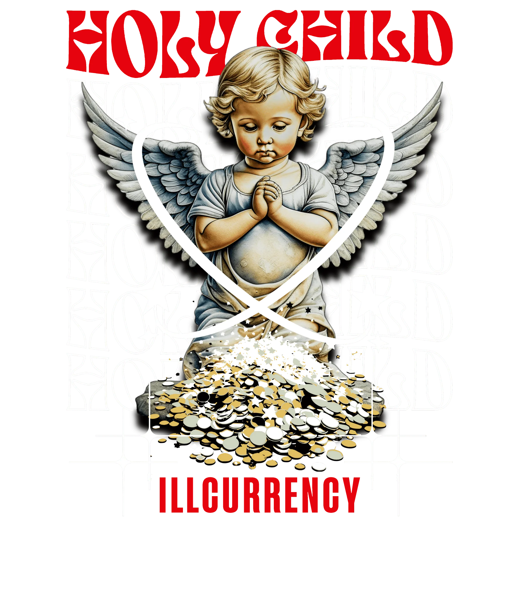 Air Jordan 11 Bred Velvet Black T-Shirt (Holy Child)| illcurrency