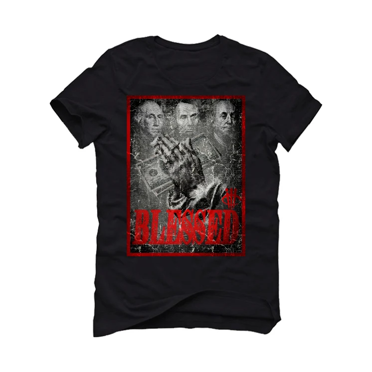 Air Jordan 11 “Cherry” Black T-Shirt (FORTUNE) - Image 2