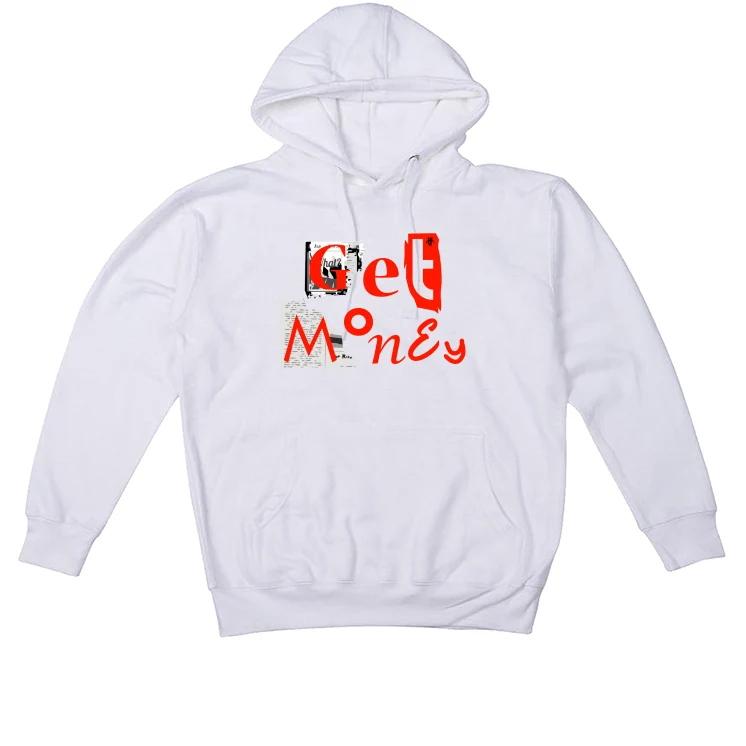 Air Jordan 11 “Cherry” White T-Shirt (GET MONEY) - Image 3