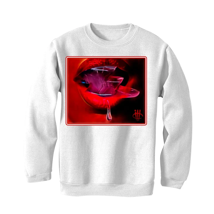 Air Jordan 11 “Cherry” White T-Shirt (SLIPPERY) - Image 4