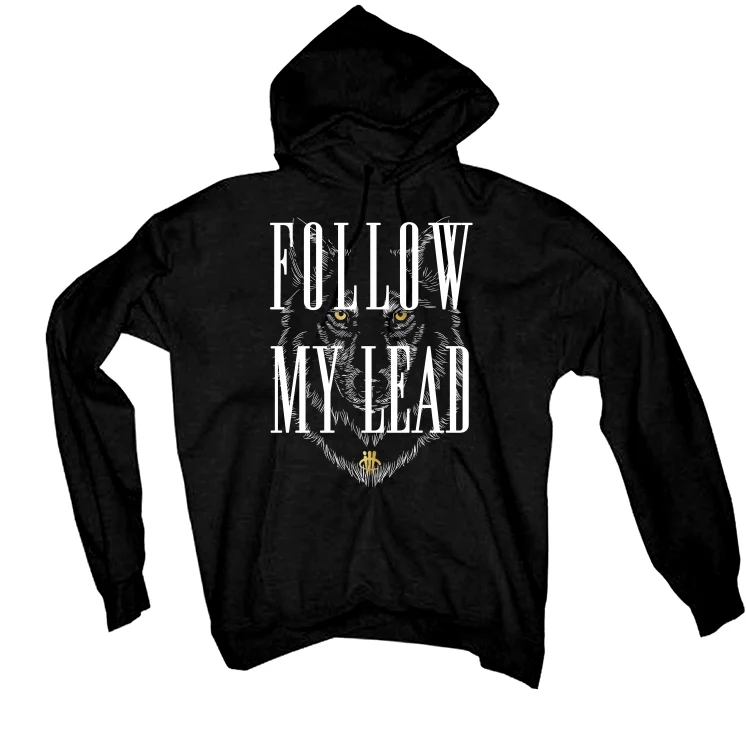 Air Jordan 11 Gratitude | ILLCURRENCY Black T-Shirt (Follow My Lead) - Image 3