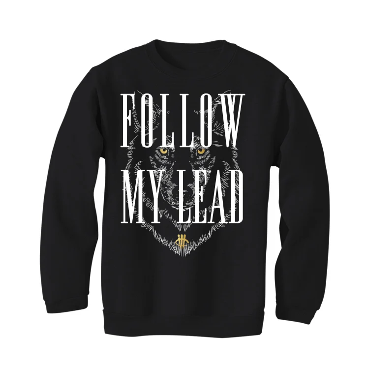 Air Jordan 11 Gratitude | ILLCURRENCY Black T-Shirt (Follow My Lead) - Image 4
