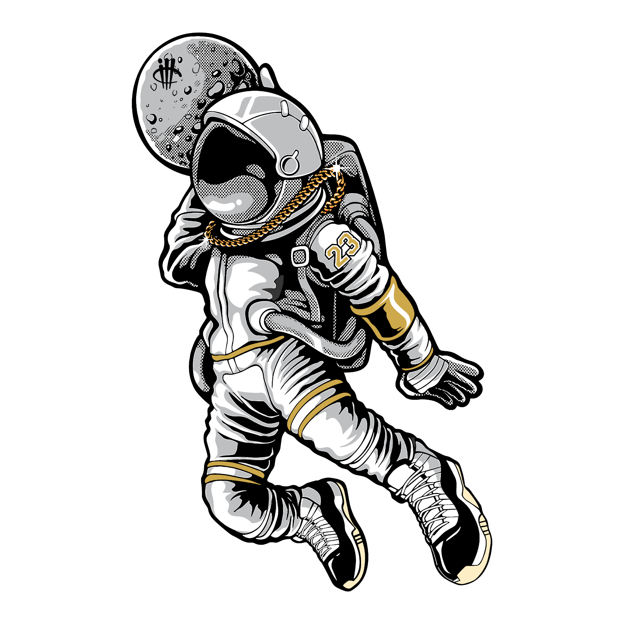 Air Jordan 11 Gratitude | ILLCURRENCY White T-Shirt (ASTRONAUT)