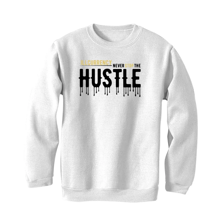 Air Jordan 11 Gratitude | ILLCURRENCY White T-Shirt (Never stop the hustle) - Image 4