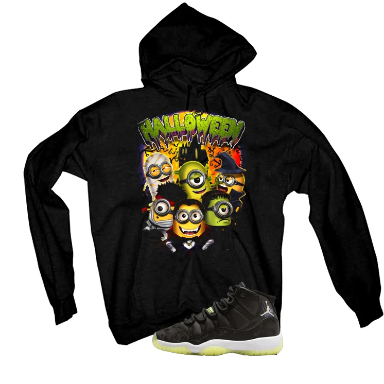 Air Jordan 11 GS Inner Beast Matching T-Shirt, Sweatshirts & Hoodies Black T-Shirt (Halloween)| illcurrency - Image 3