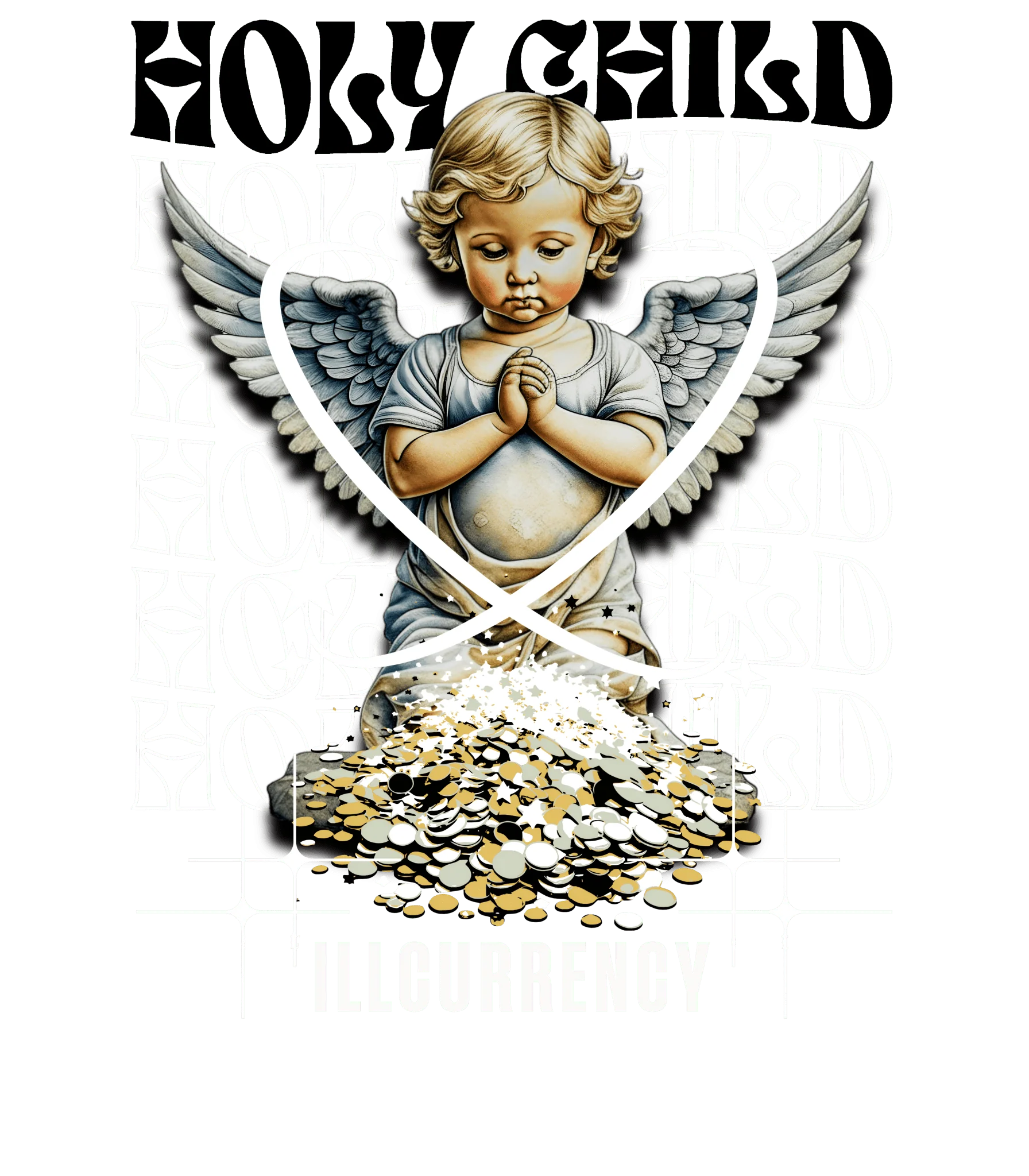 Air Jordan 11 Legend Blue Carolina Blue T-Shirt (Holy Child)| illcurrency