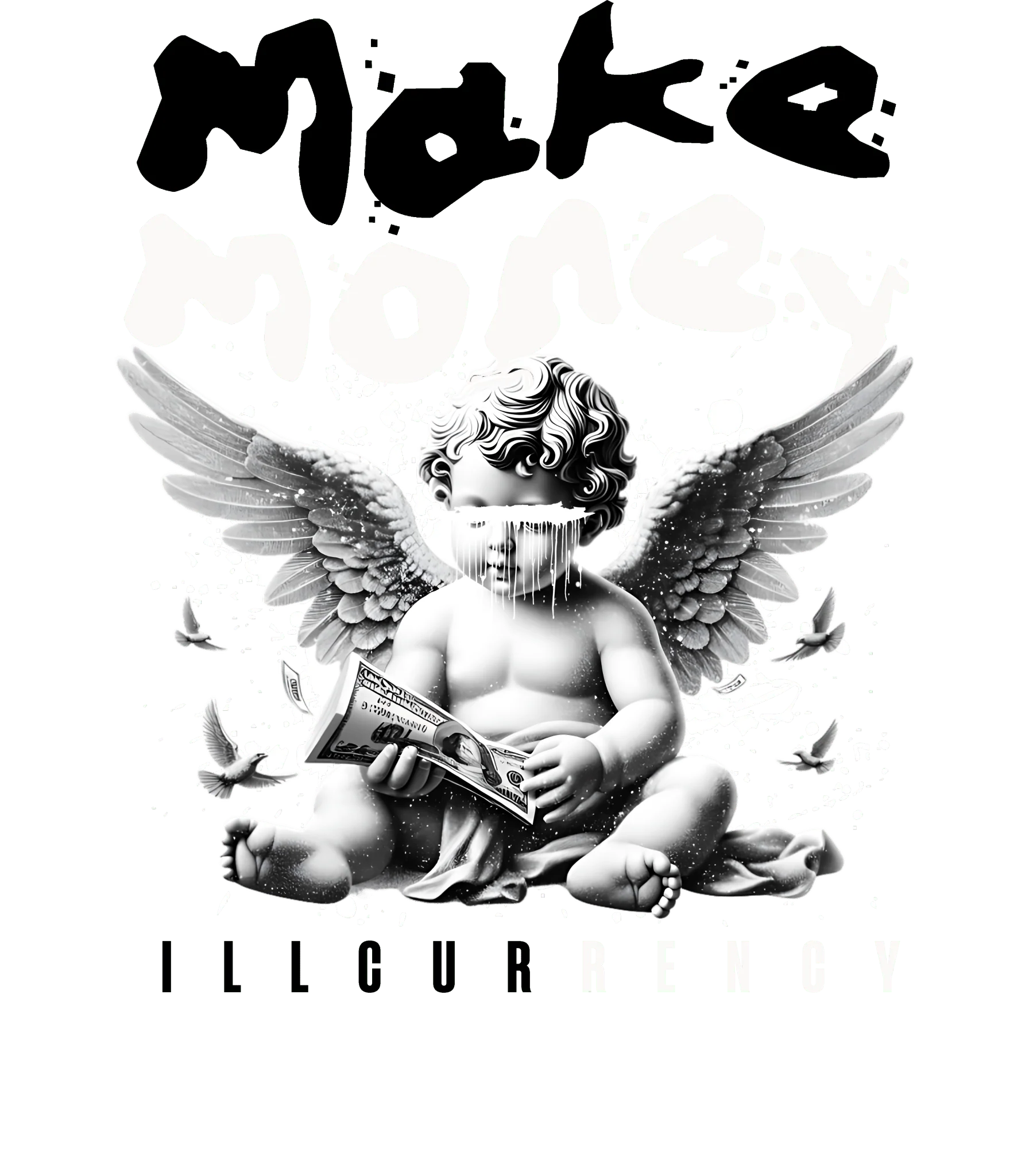 Air Jordan 11 Legend Blue Carolina Blue T-Shirt (Make Money)| illcurrency