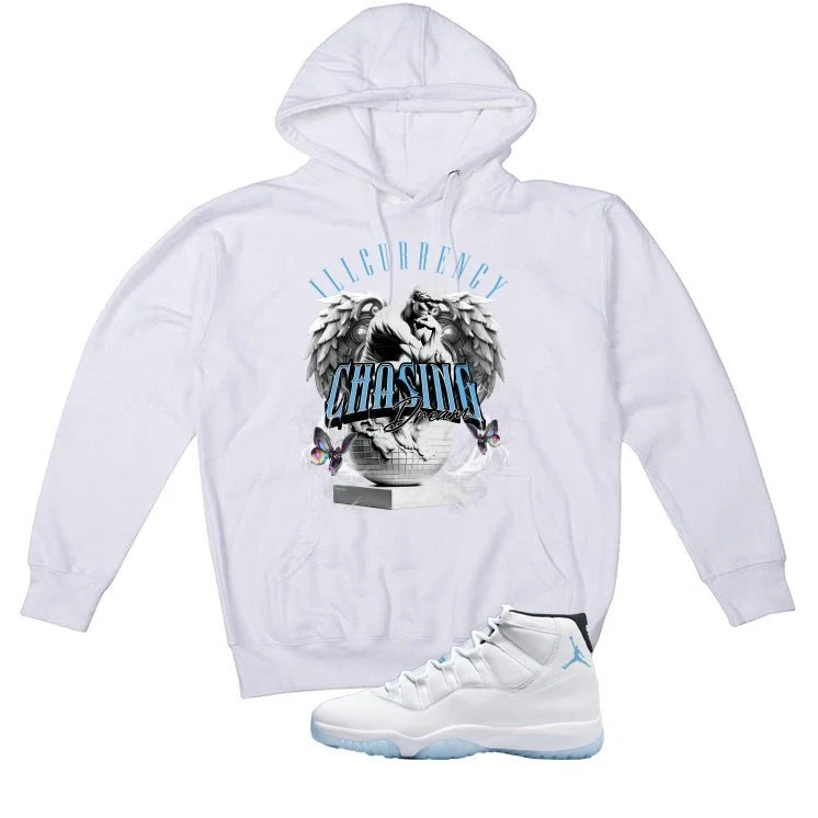 Air Jordan 11 Legend Blue White T-Shirt (Chasing Dreams)| illcurrency - Image 3