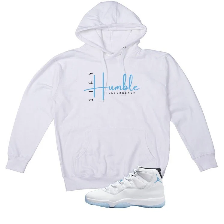 Air Jordan 11 Legend Blue White T-Shirt (Stay Humble)| illcurrency - Image 3