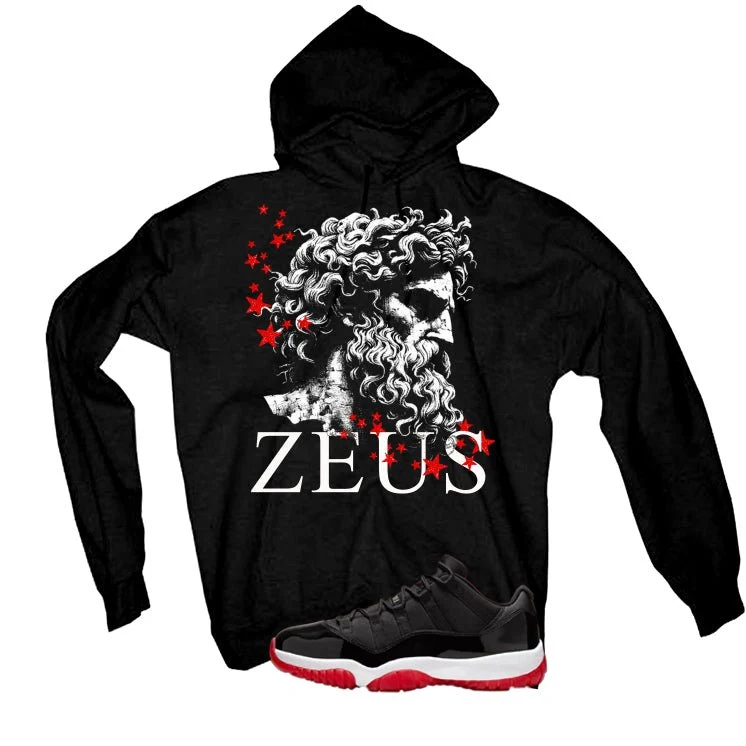 Air Jordan 11 Low Bred Black T-Shirt (Zeus)| illcurrency - Image 3