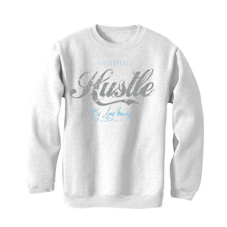 Air Jordan 11 Low “Cement Grey” | illcurrency White T-Shirt (Hustle By Any Means) - Image 4