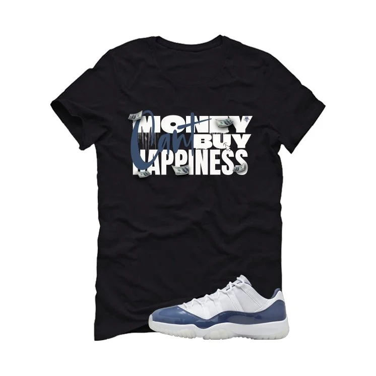Air Jordan 11 Low Diffused Blue Black T-Shirt (money cant buy)| illcurrency - Image 2