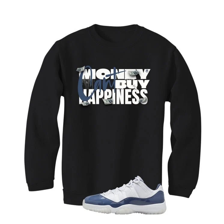 Air Jordan 11 Low Diffused Blue Black T-Shirt (money cant buy)| illcurrency - Image 4