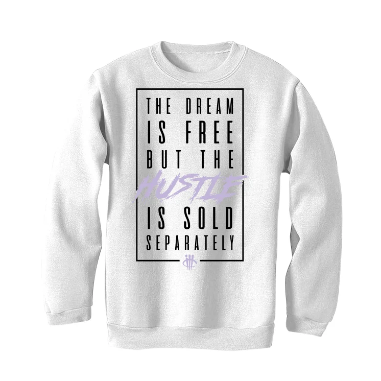 Air Jordan 11 Low "Pure Violet" | illcurrency White T-Shirt (The dream is free) - Image 4