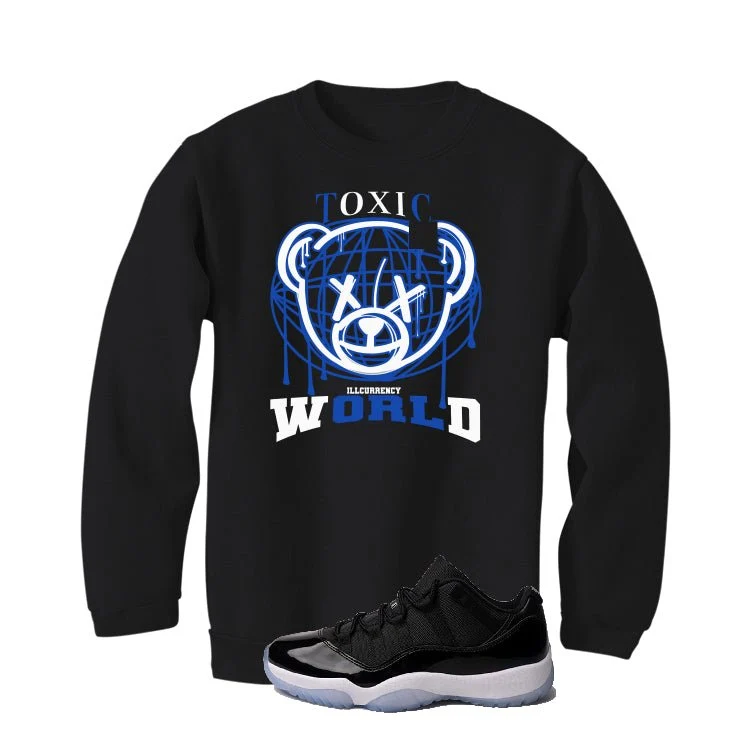 Air Jordan 11 Low Space Jam Black T-Shirt (Toxic World)| illcurrency - Image 4