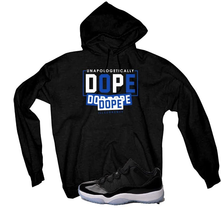 Air Jordan 11 Low “Space Jam” | illcurrency Black T-Shirt (DOPE) - Image 3