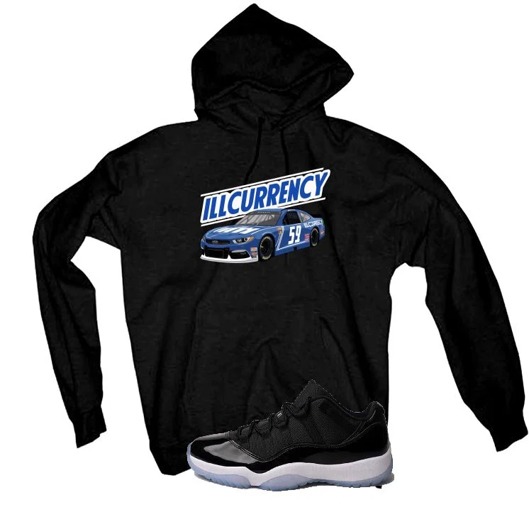 Air Jordan 11 Low “Space Jam” | illcurrency Black T-Shirt (illcurrency racing) - Image 3
