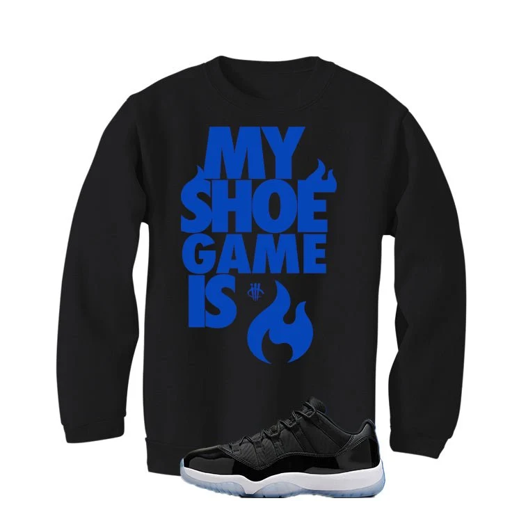 Air Jordan 11 Low “Space Jam” | illcurrency Black T-Shirt (LIT) - Image 3