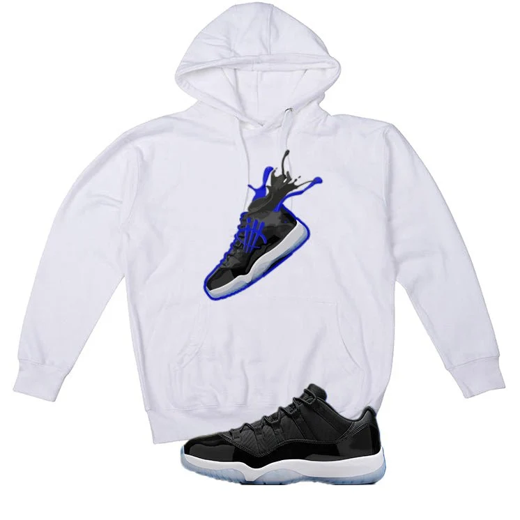 Air Jordan 11 Low “Space Jam” | illcurrency White T-Shirt (SPLASH 11) - Image 3