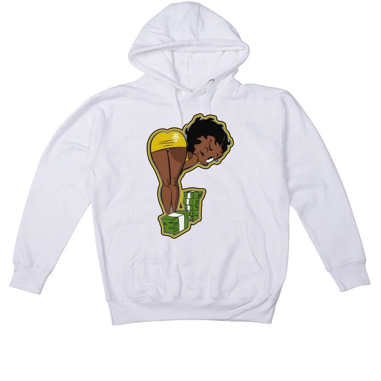 Air Jordan 11 Low WMNS “Yellow Snakeskin” White T-Shirt (BOO) - Image 3