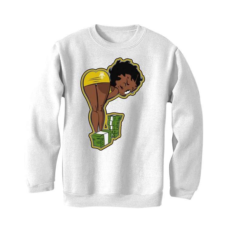 Air Jordan 11 Low WMNS “Yellow Snakeskin” White T-Shirt (BOO) - Image 4