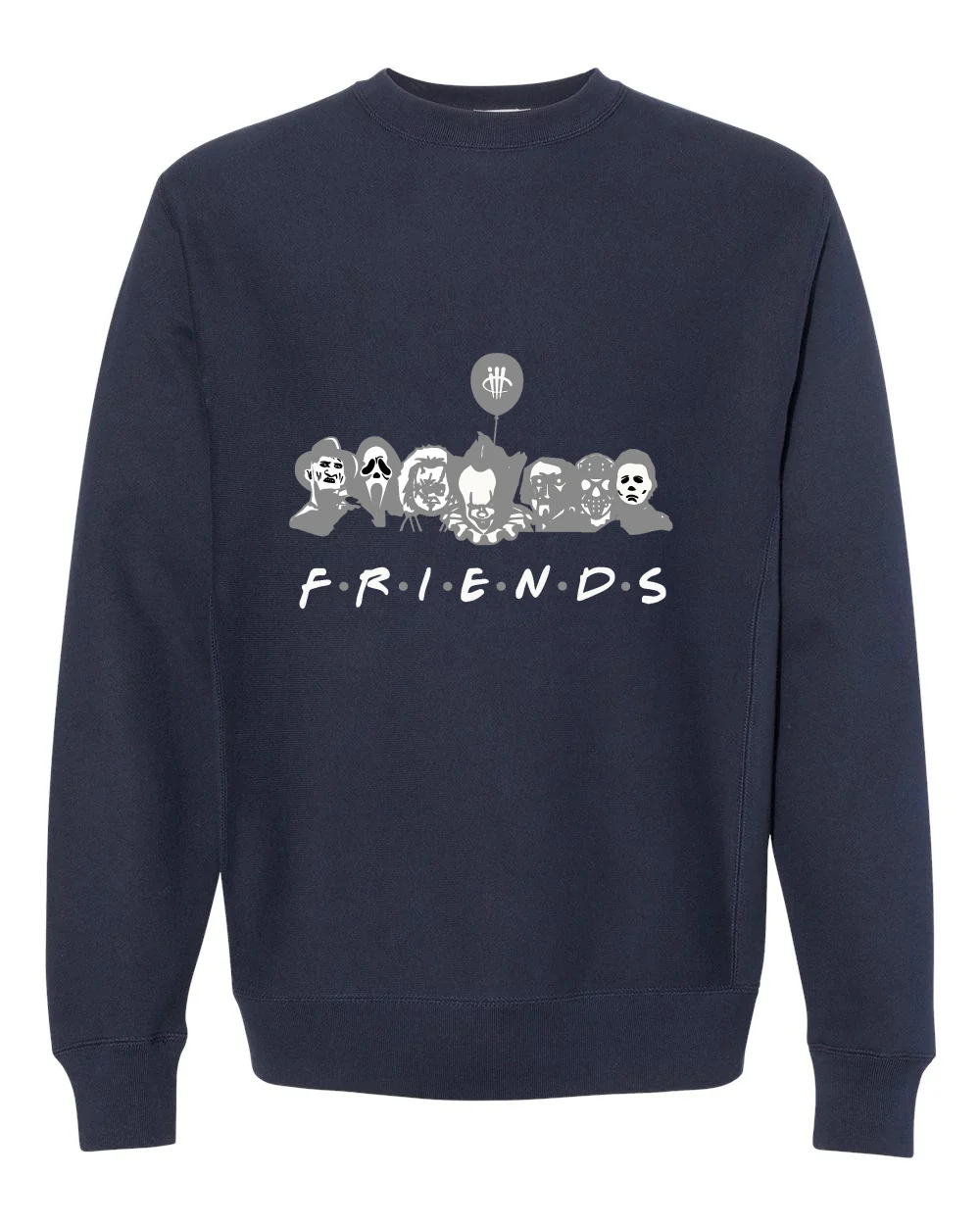 Air Jordan 11 WMNS “Midnight Navy” Navy Blue T-Shirt (F R I E N D S) - Image 4