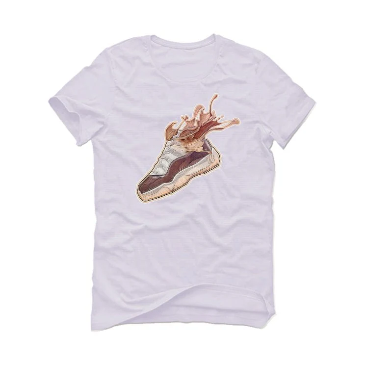 Air Jordan 11 WMNS “Neapolitan” | illcurrency White T-Shirt (SPLASH) - Image 2