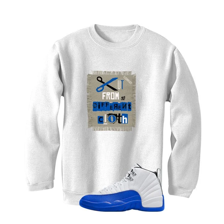 Air Jordan 12 Blueberry White T-Shirt (Cut from a different cloth)| illcurrency - Image 4