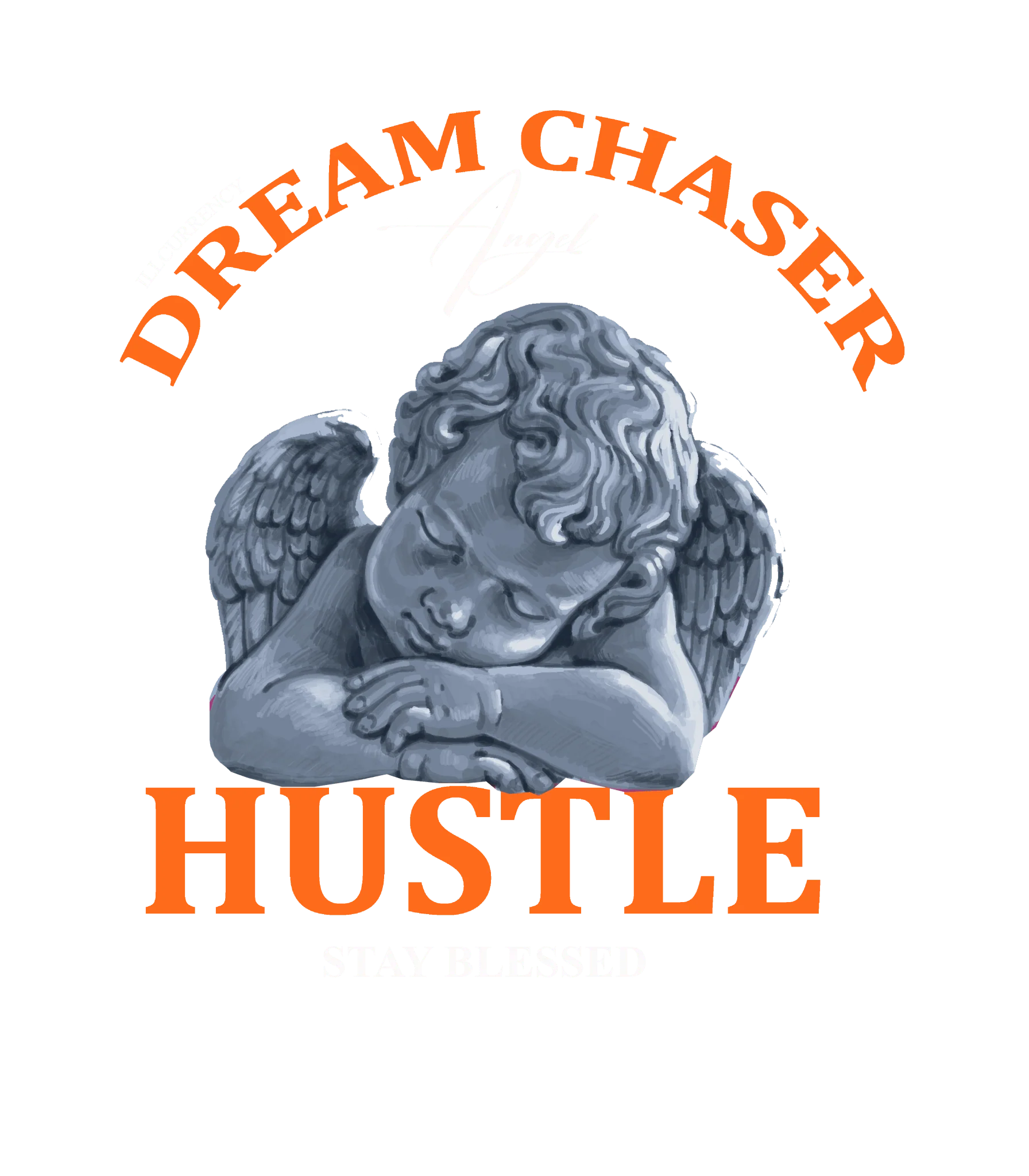 Air Jordan 12 “Brilliant Orange” | illcurrency Black T-Shirt (Dream Chaser Angel)