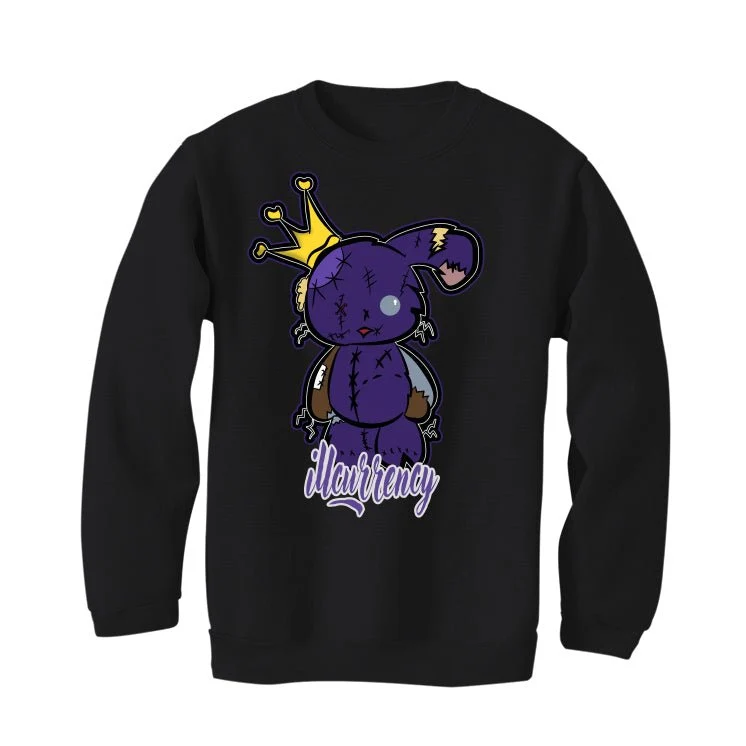 Air Jordan 12 Field Purple - Black T-Shirt (ragbear) - Image 4