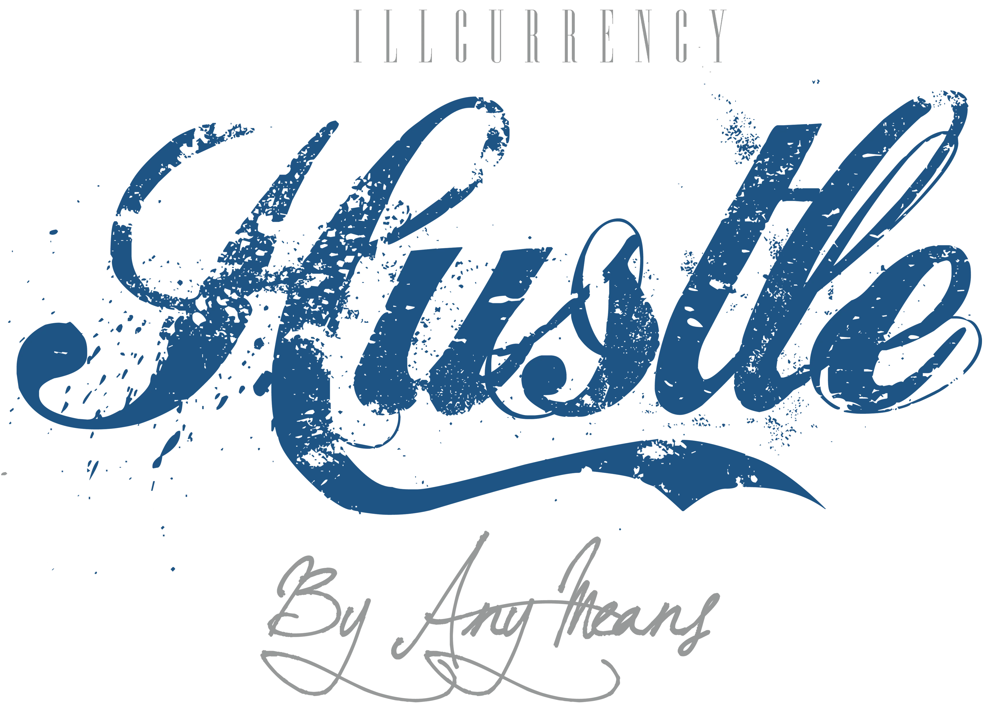 Air Jordan 12 French Blue White T-Shirt (Hustle By Any Means)| illcurrency