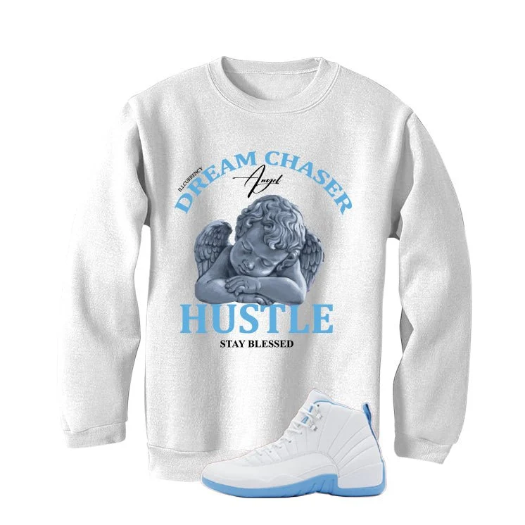 Air Jordan 12 Melo White T-Shirt (Dream Chaser Angel)| illcurrency - Image 4