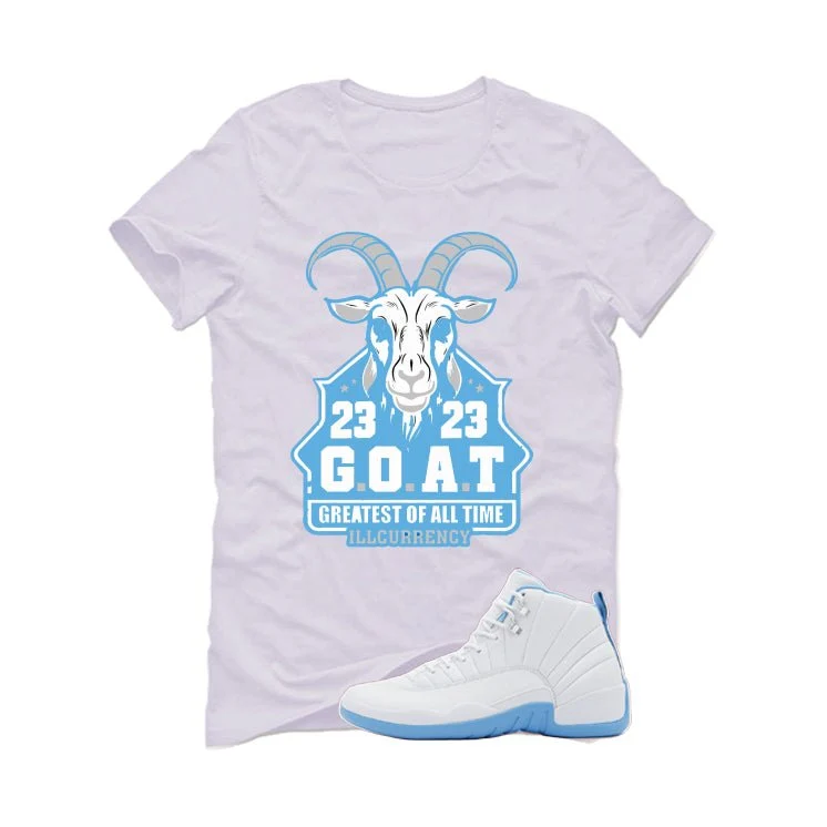 Air Jordan 12 Melo White T-Shirt (GOAT 23)| illcurrency - Image 2